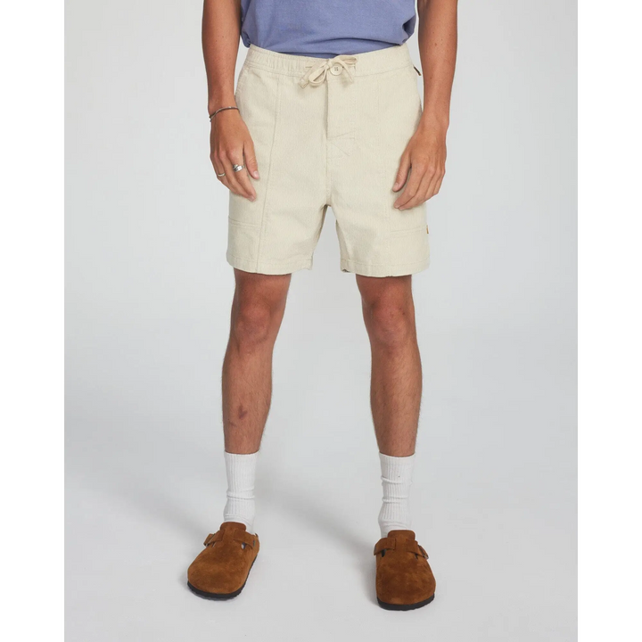 The Critical Slide Society All Day Cord Shorts Ecru 30 