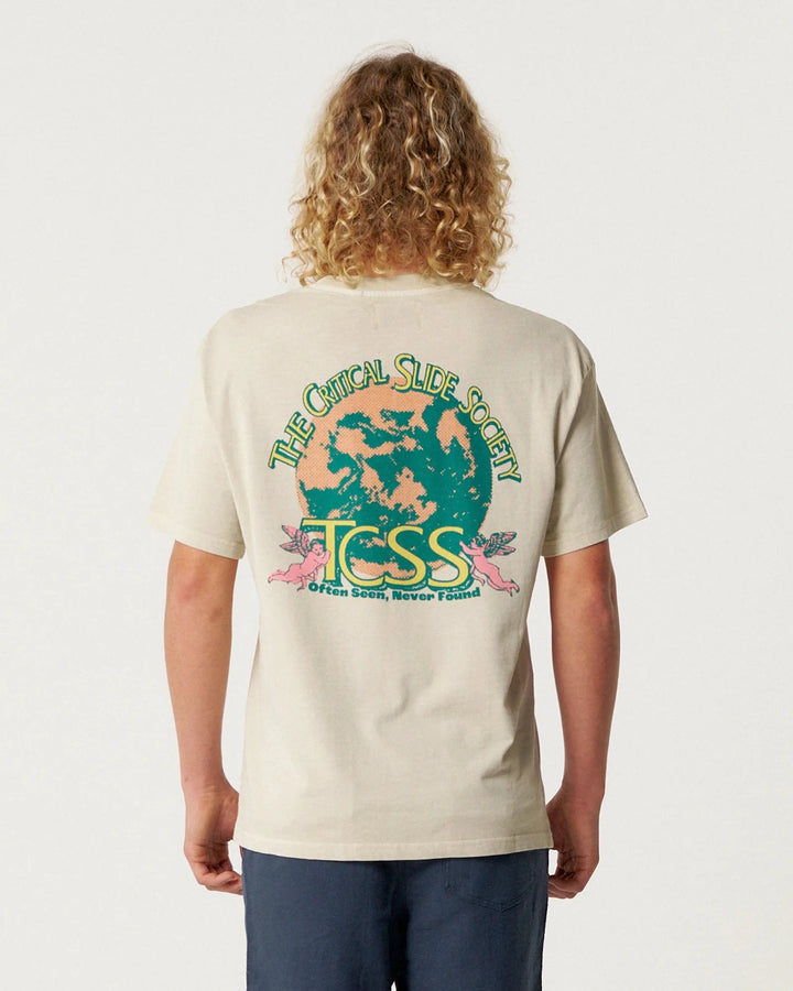 The Critical Slide Society Angels T-Shirt Ecru S 