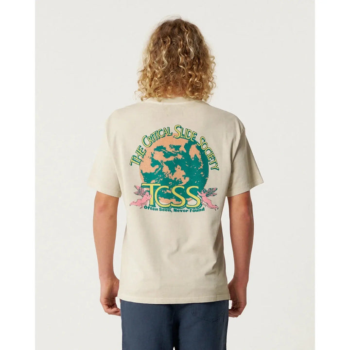 The Critical Slide Society Angels T-Shirt Ecru S 