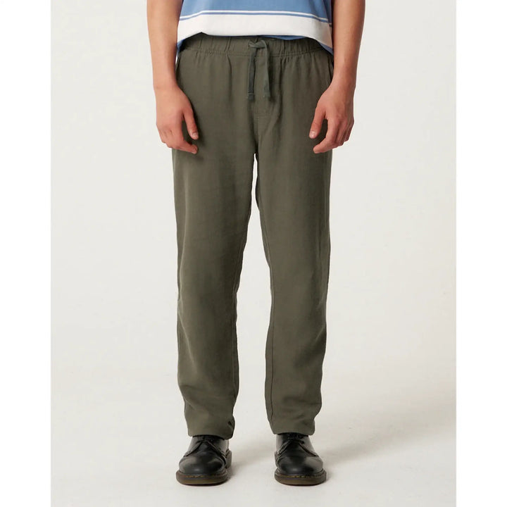 The Critical Slide Society Cruiser Linen Pants - Sage / 30