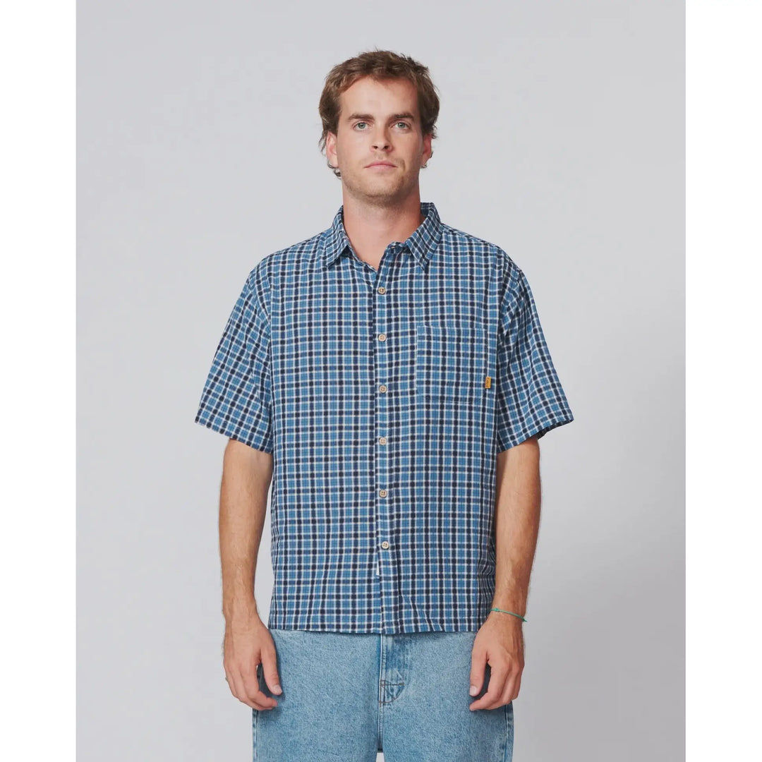 The Critical Slide Society Denis Shirt - Blue / S