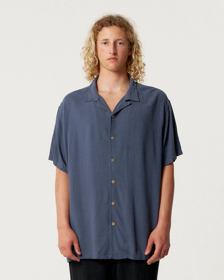 The Critical Slide Society Ernie Resort Shirt Blue S 