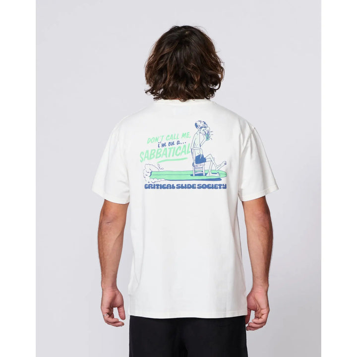 The Critical Slide Society Sabbatical T-Shirt - Vintage White / S