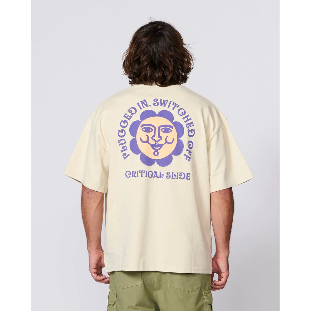 The Critical Slide Society Switch Jumbo T-Shirt - Ecru / S