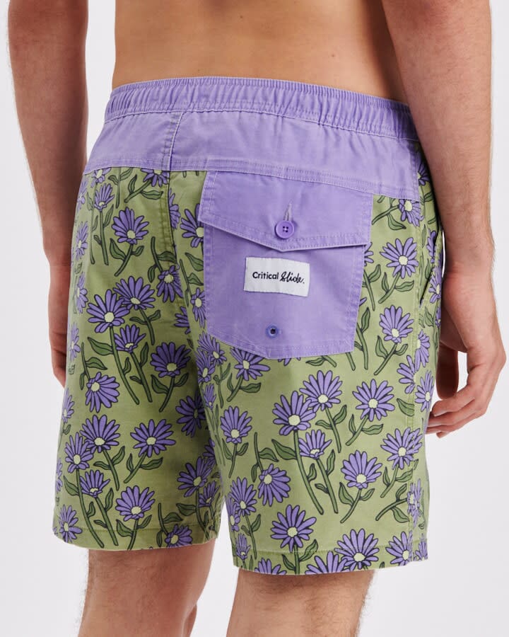 The Critical Slide Society Twist 16" Trunk Boardshorts 