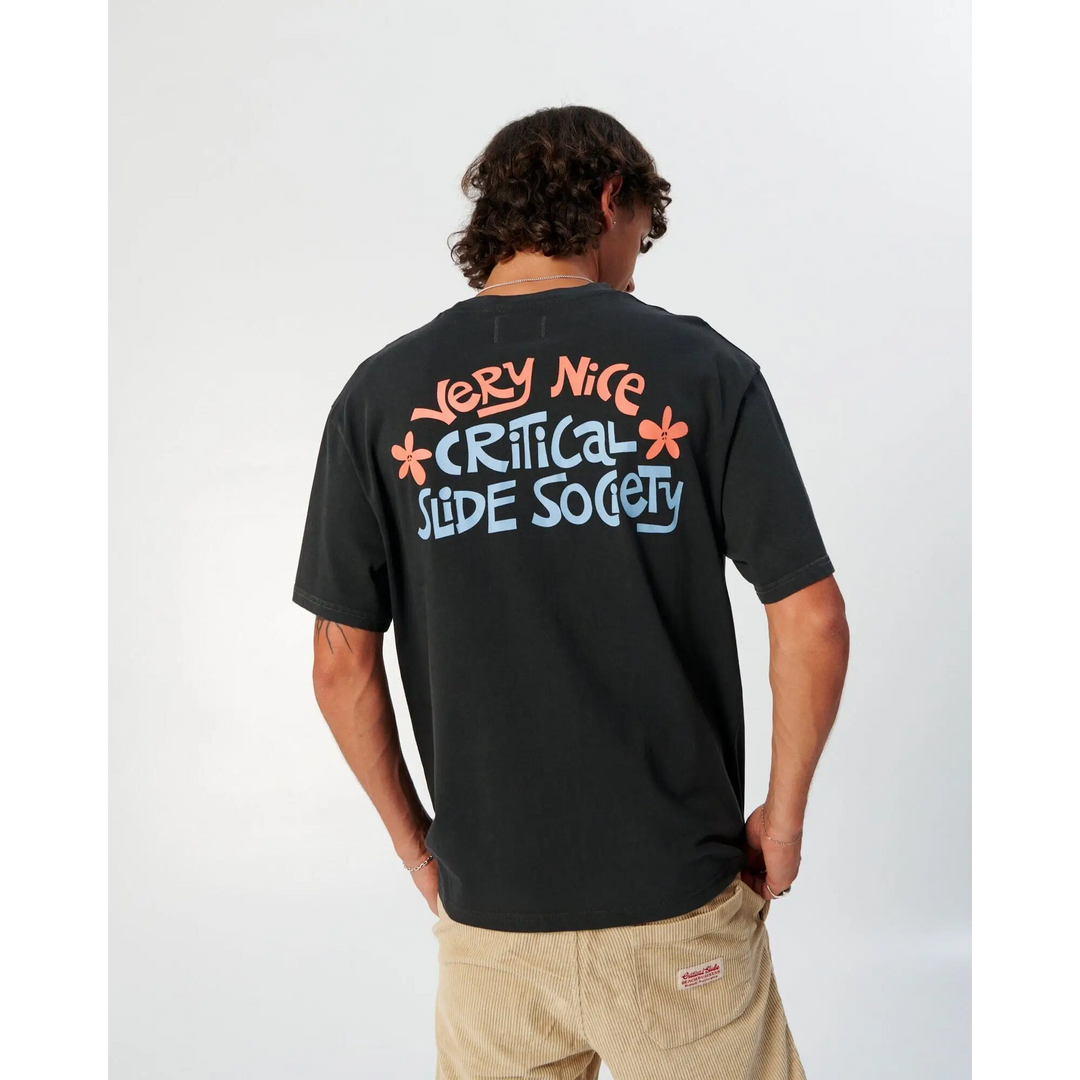 The Critical Slide Society Very Nice T-Shirt Vintage Black S 