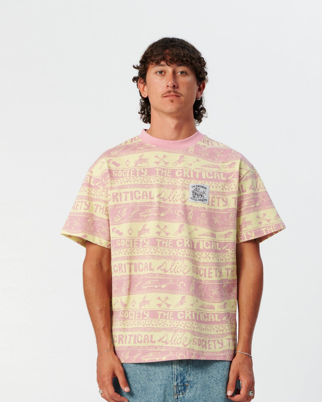The Critical Slide Society Wedd Stripe T-Shirt 