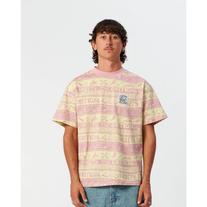 The Critical Slide Society Wedd Stripe T-Shirt 