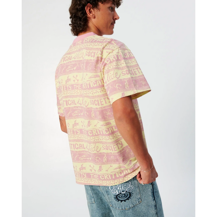 The Critical Slide Society Wedd Stripe T-Shirt 