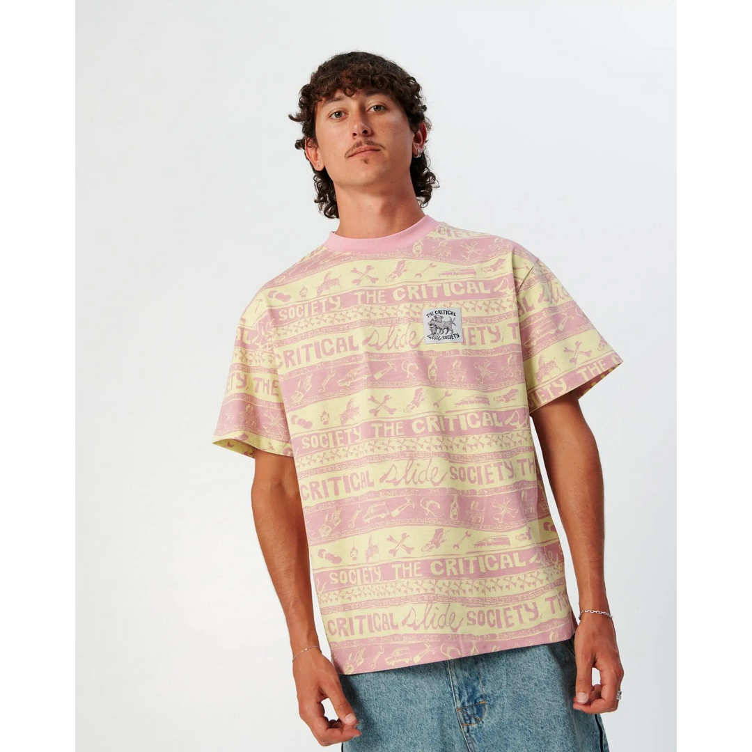 The Critical Slide Society Wedd Stripe T-Shirt 