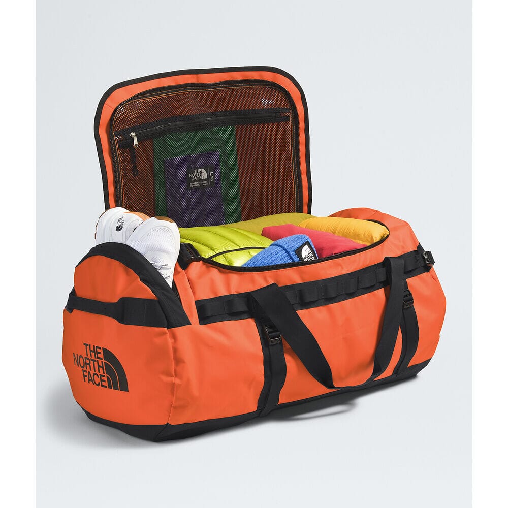 The North Face Base Camp Large Duffel Bag TNF Orange / TNF Black 