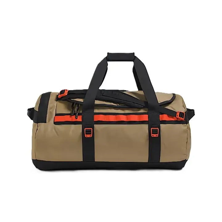 The North Face Base Camp Medium Duffel Bag - Cedar / TNF Black / Lava Red
