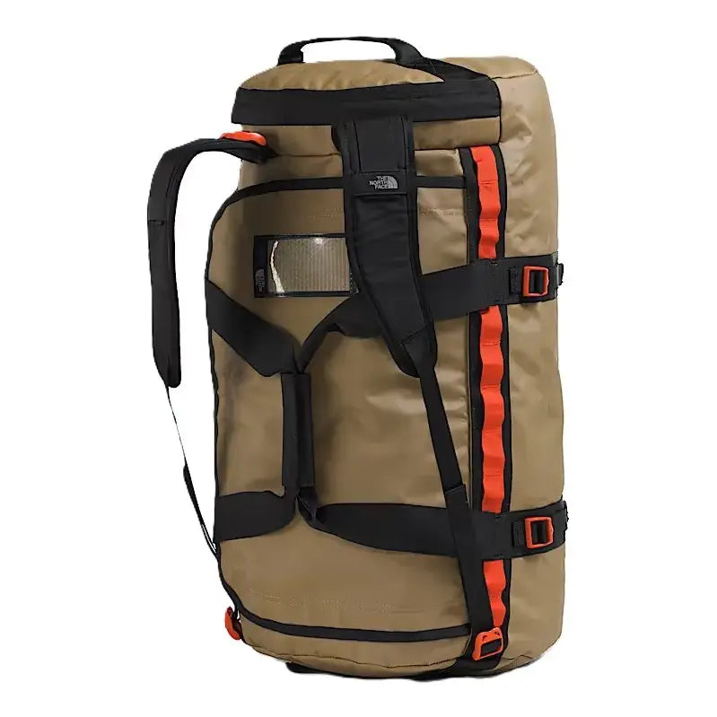 The North Face Base Camp Medium Duffel Bag - Cedar / TNF Black / Lava Red