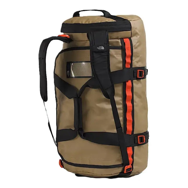 The North Face Base Camp Medium Duffel Bag - Cedar / TNF Black / Lava Red