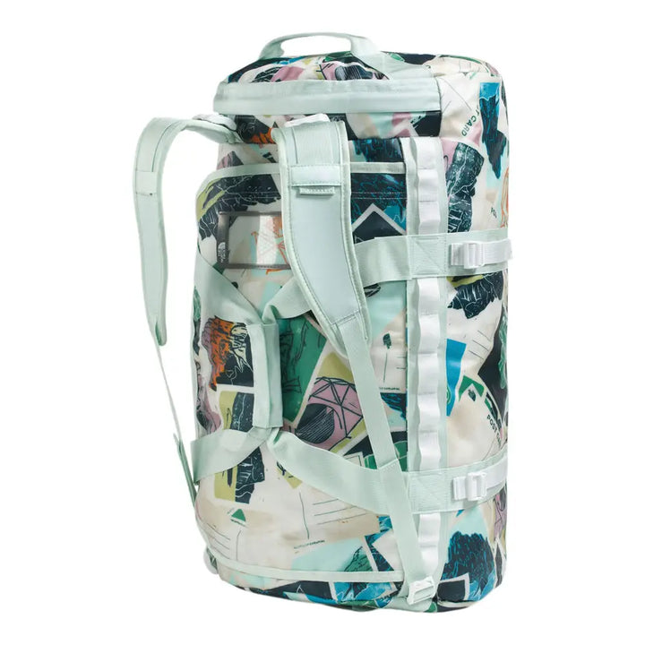 The North Face Base Camp Medium Duffel Bag - Opal Frost TNF Postcards Print