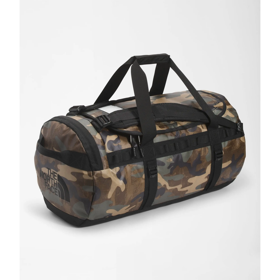 The North Face Base Camp Medium Duffel Bag Kelp Tan / TNF Camo Print - TNF Print 