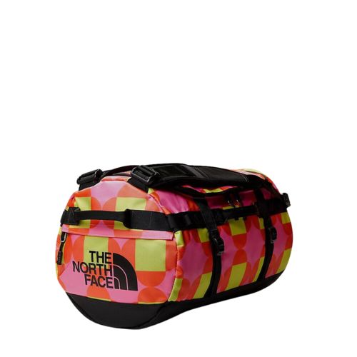 The North Face Base Camp Small Duffel Bag Geometric Pink 