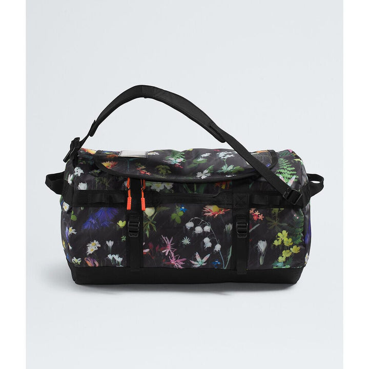The North Face Base Camp Small Duffel Bag TNF Black Alpine Floral Print 