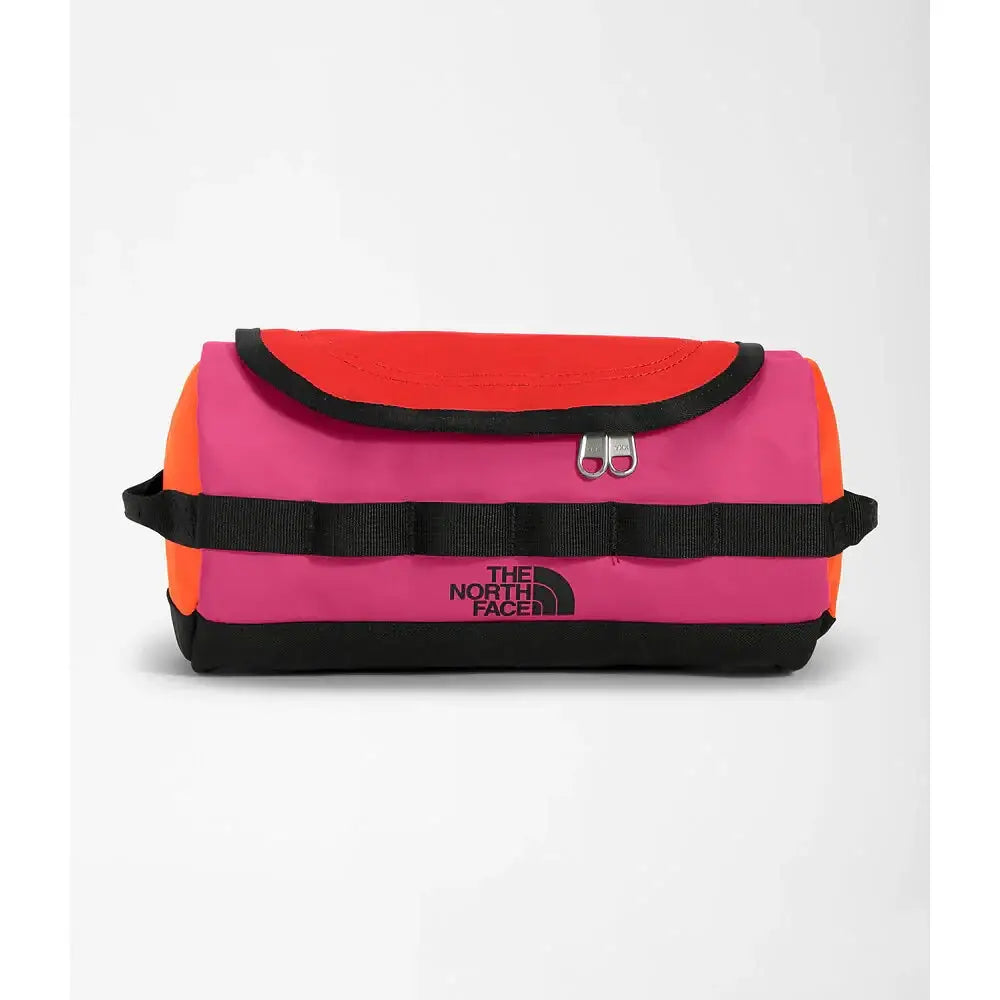 The North Face Base Camp Small Travel Canister - Mr. Pink / Powder Orange /Fiery Red