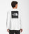 The North Face Box NSE Long Sleeve Tee TNF White / TNF Black M 