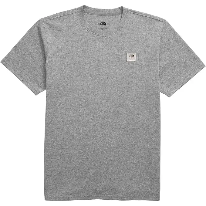 The North Face Heritage Patch Heather T-Shirt TNF Medium Grey Heather S 