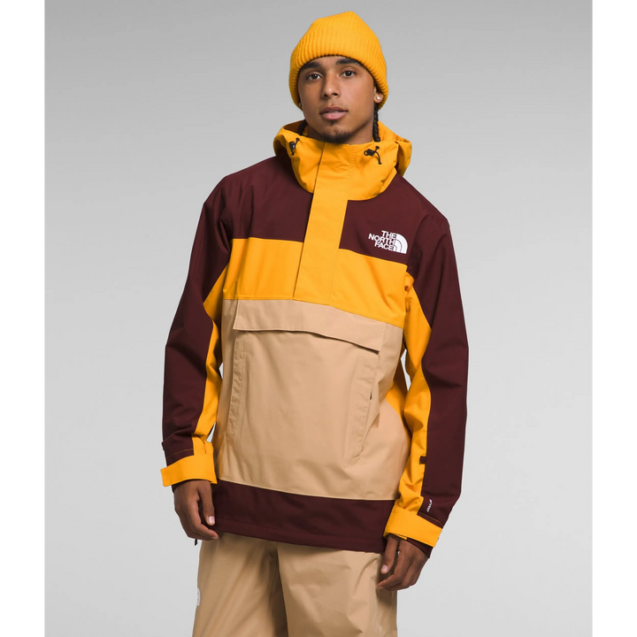 The North Face Mens Driftview Anorak Sequoia Red / Summit Gold S 