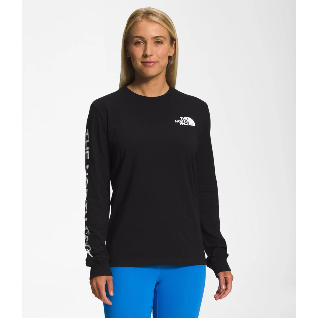 The North Face Sleeve Hit Graphic Womens Long Sleeve T-Shirt TNF Black / TNF S 