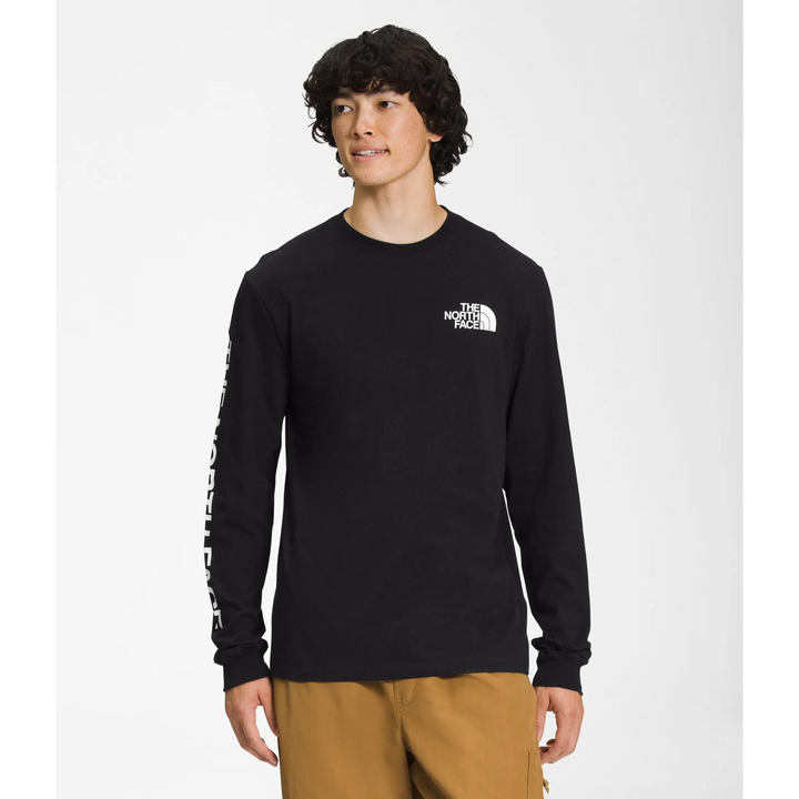 The North Face Sleeve Hit Long Sleeve Graphic T-Shirt TNF Black / TNF White S 