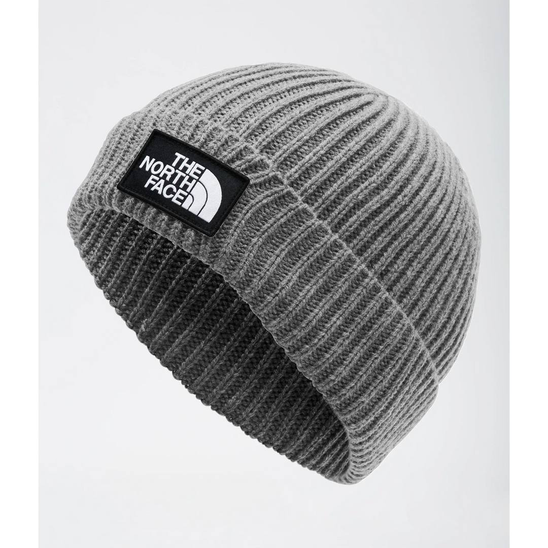 The North Face TNF™ Logo Box Cuffed Beanie TNF Medium Grey Heather 