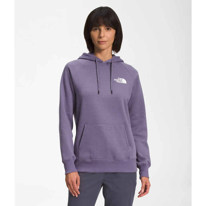 The North Face Womens Box NSE Pullover Hoodie Lunar Slate / TNF Black / Print S 