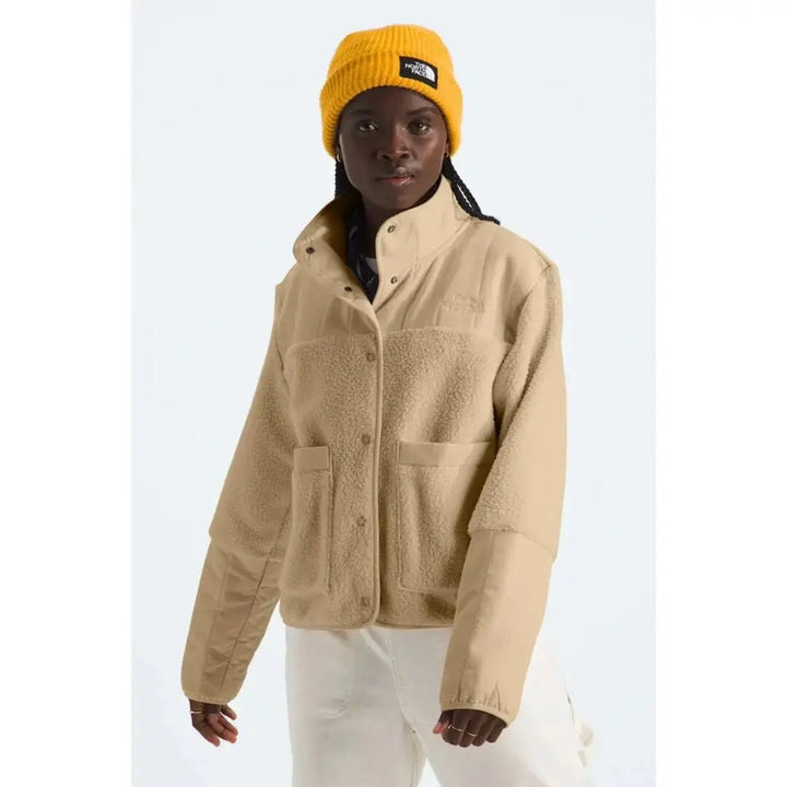The North Face Womens Cragmont Fleece Jacket Khaki Stone S 