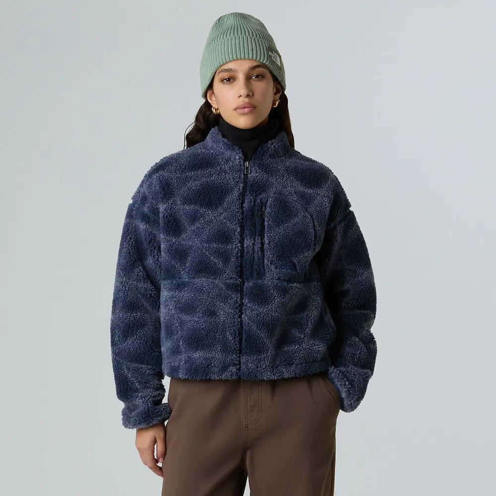 The North Face Womens Extreme Pile II Printed Full Zip Fleece Jacket