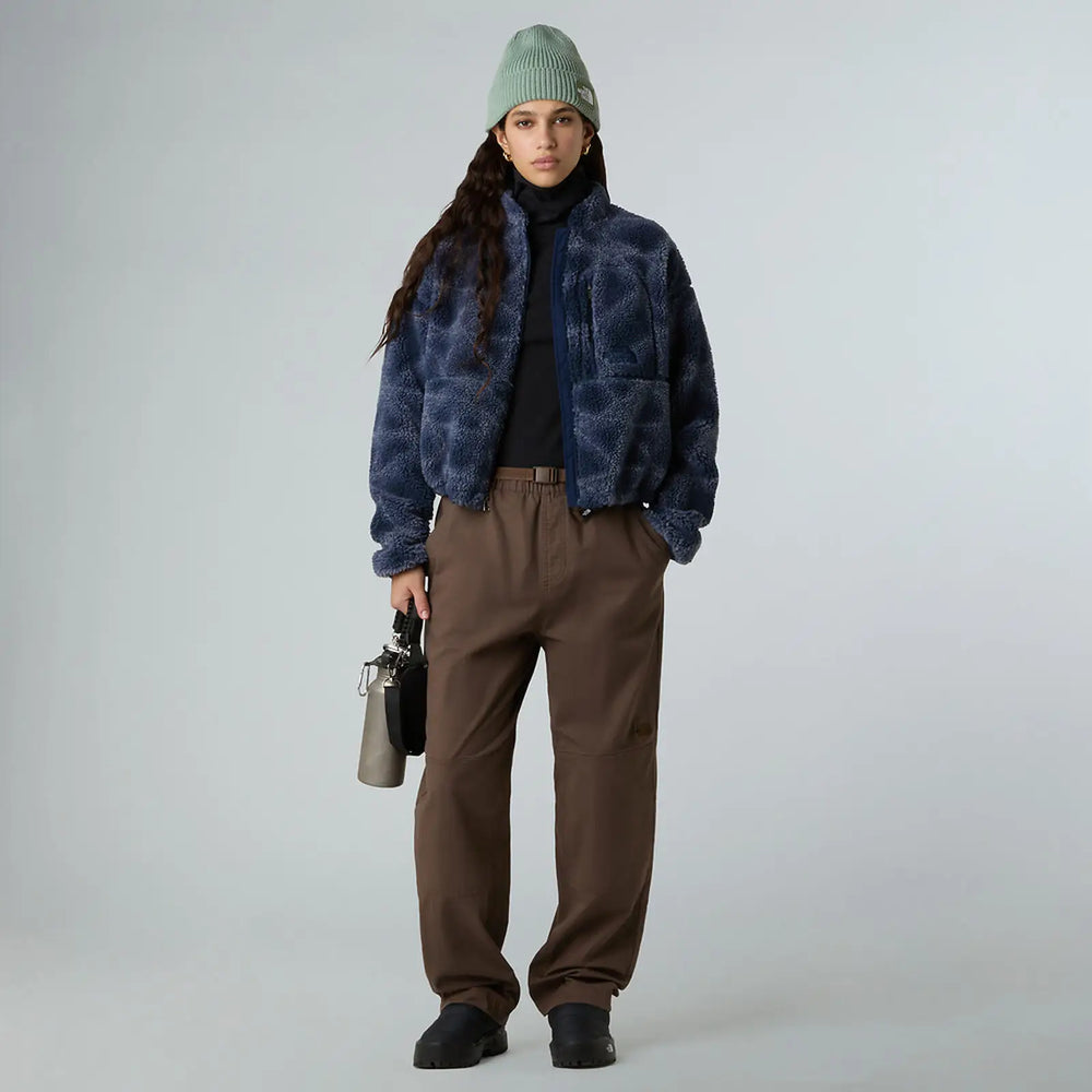 The North Face Womens Extreme Pile II Printed Full Zip Fleece Jacket