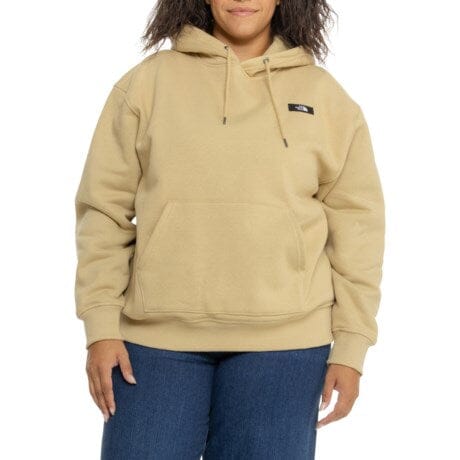 The North Face Womens Heavyweight Pullover Hoodie Khaki Stone XS 