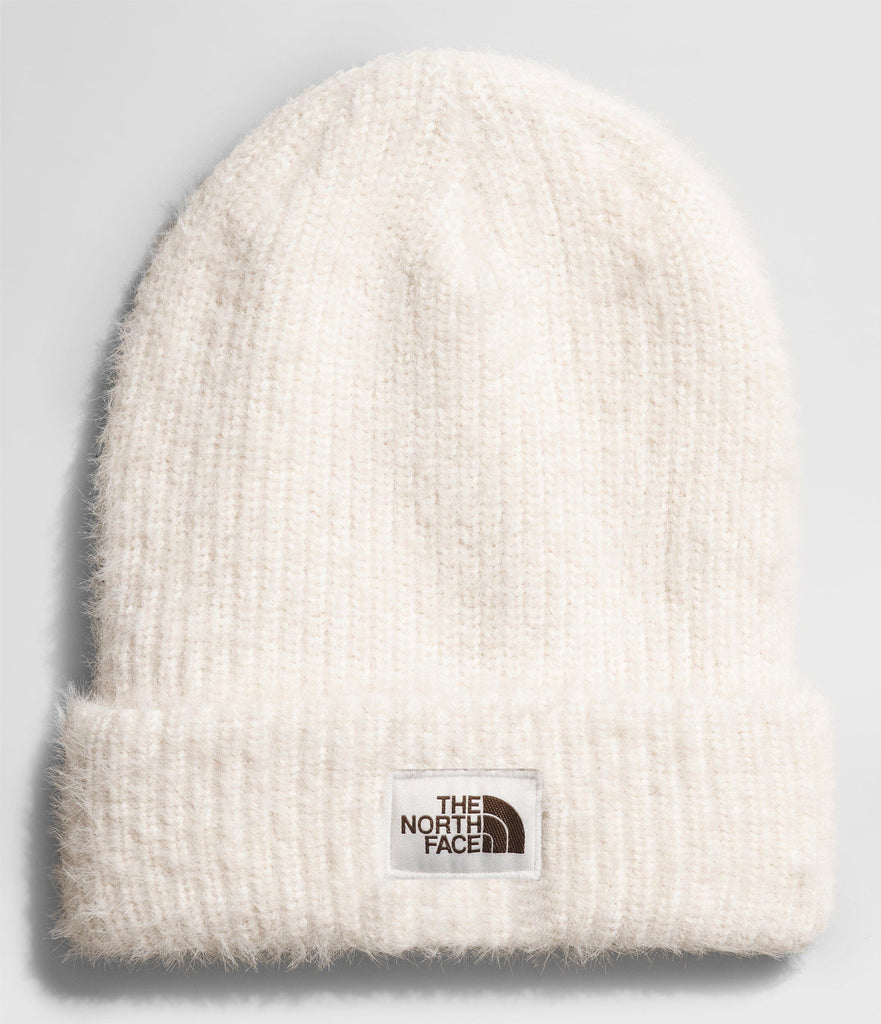 The North Face Womens Salty Bae Lined Beanie Gardenia White 