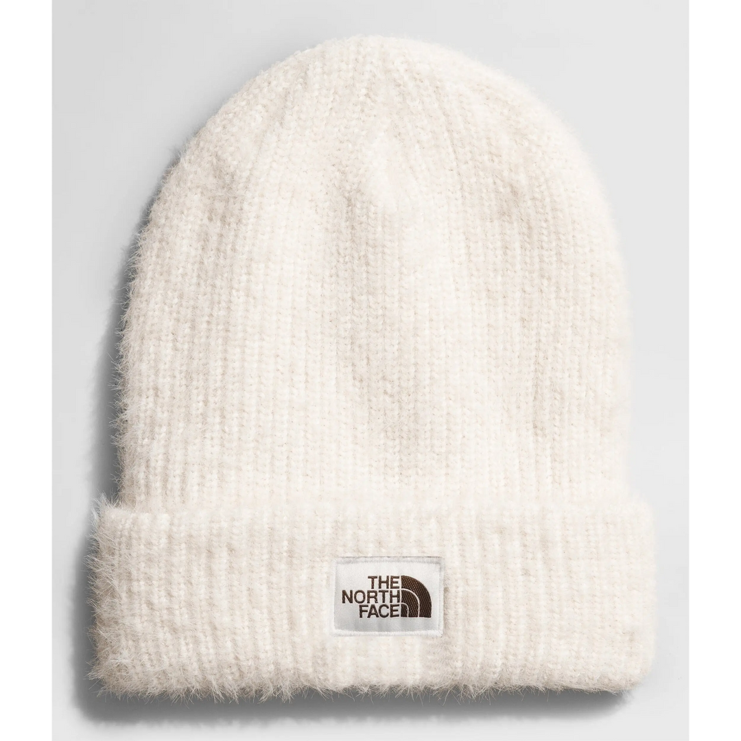 The North Face Womens Salty Bae Lined Beanie Gardenia White 