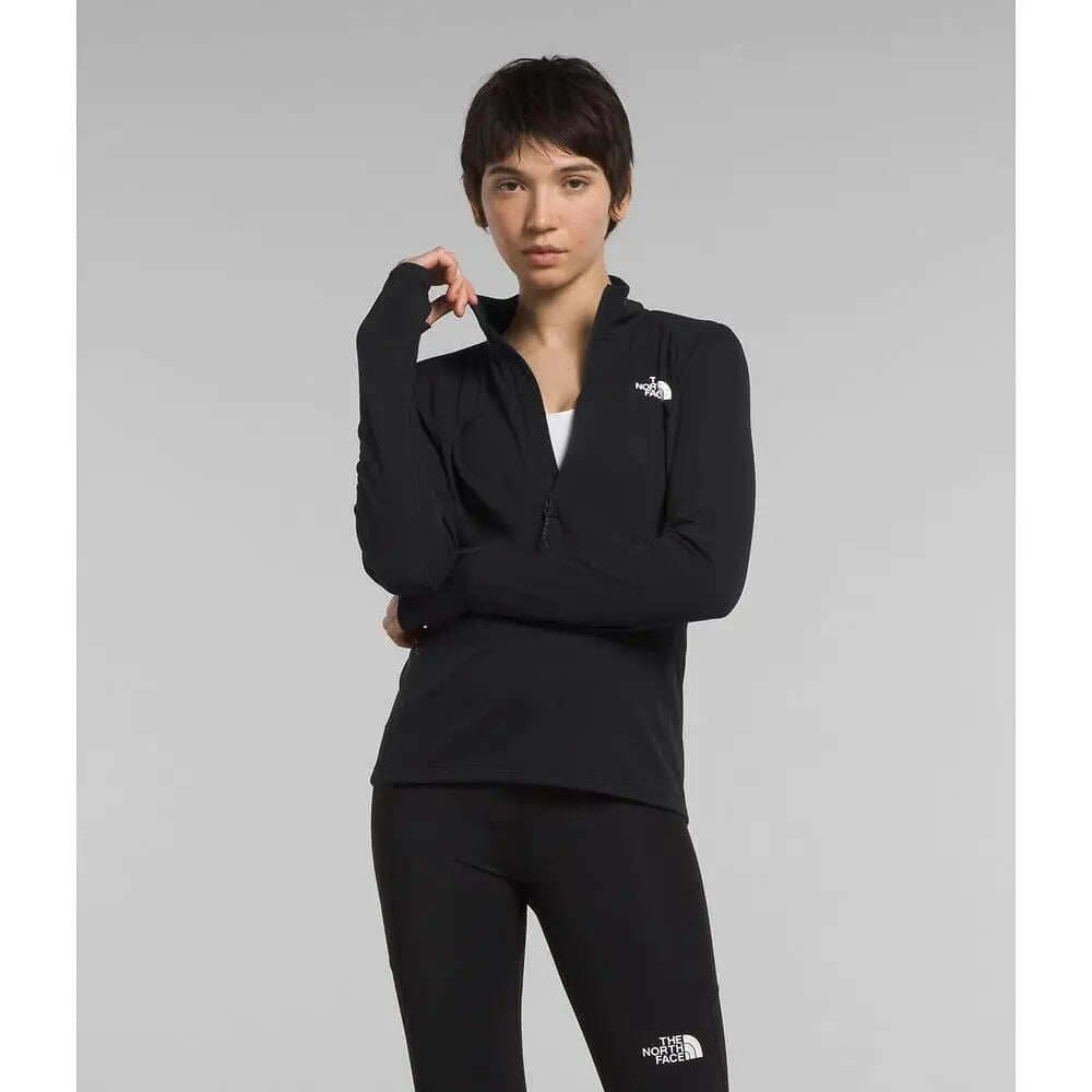 The North Face Womens Sunriser 1 / 4 Zip TNF Black S 