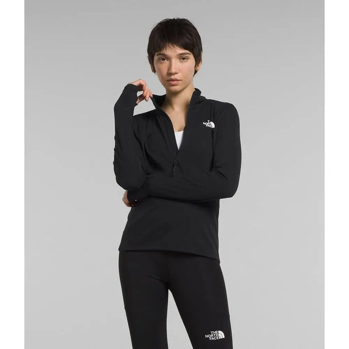 The North Face Womens Sunriser 1 / 4 Zip TNF Black S 