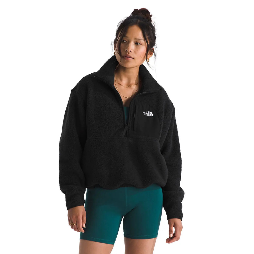 The North Face Womens Yumiori 1/2 Zip Fleece Jacket - TNF Black / S