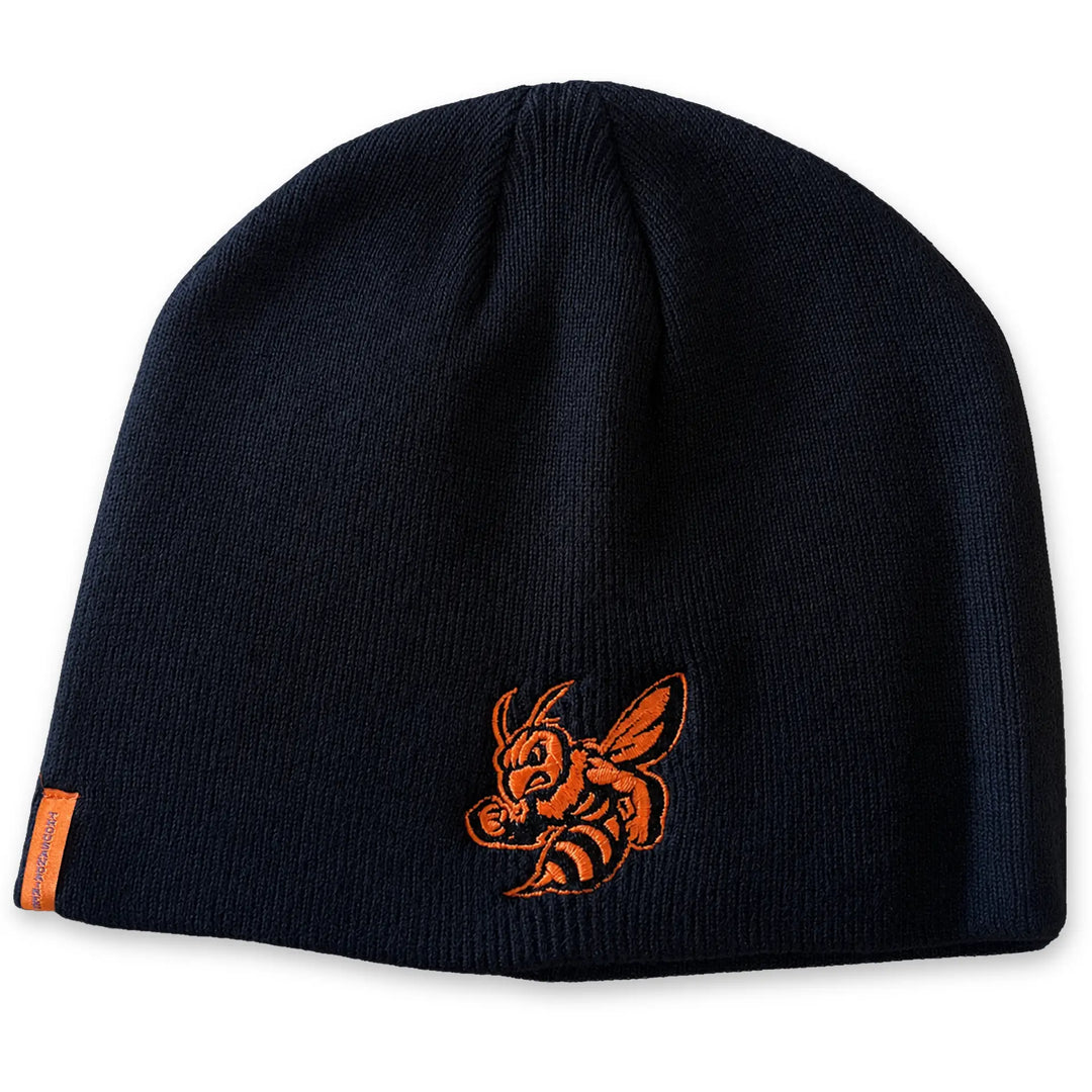 Thousandaires Skully Beanie - Black / Orange