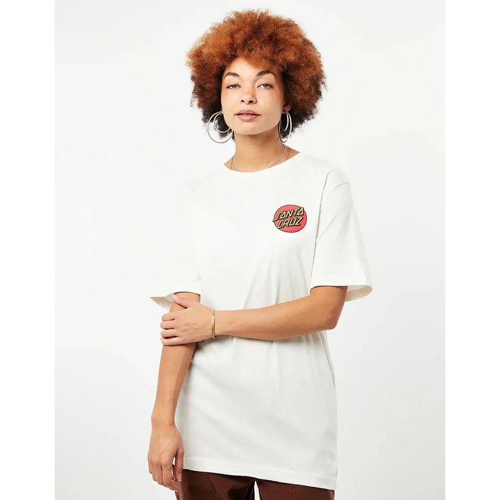 Santa Cruz X Thrasher Diamond Dot Relaxed T-Shirt Vintage White XS 