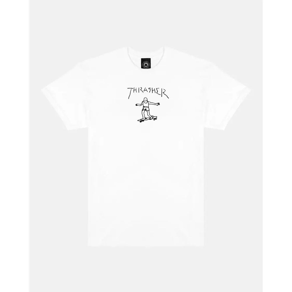 Thrasher Gonz Logo T-Shirt White S 