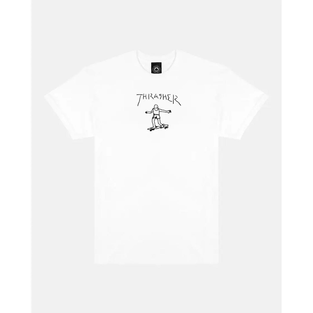 Thrasher Gonz Logo T-Shirt White S 