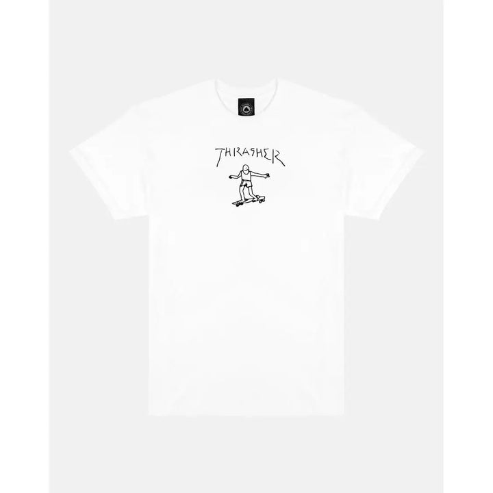 Thrasher Gonz Logo T-Shirt White S 