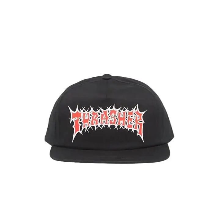 Thrasher Spikey Snapback Cap - Black
