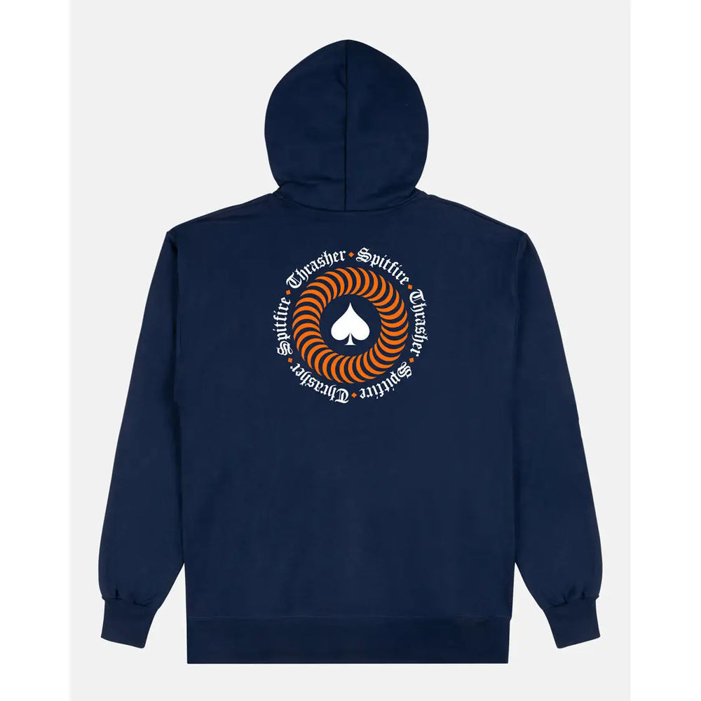 Thrasher x Spitfire The End Oath Hood
