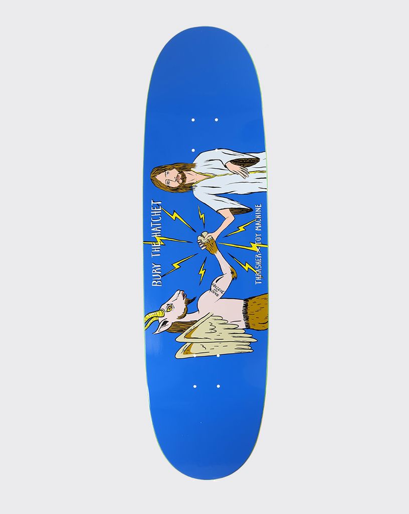 Toy Machine x Thrasher Bury the Hatchet Skate Deck 