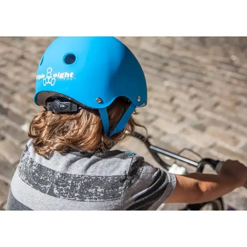 Triple 8 Lil 8 Certified Youth Helmet - Blue Gloss 