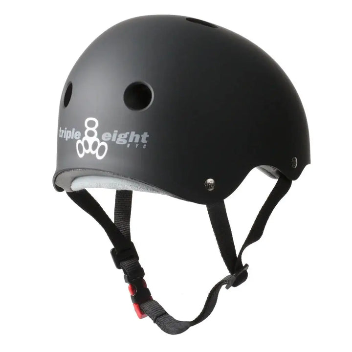 Triple 8 The Certified Skate Helmet SS - Matte Black 