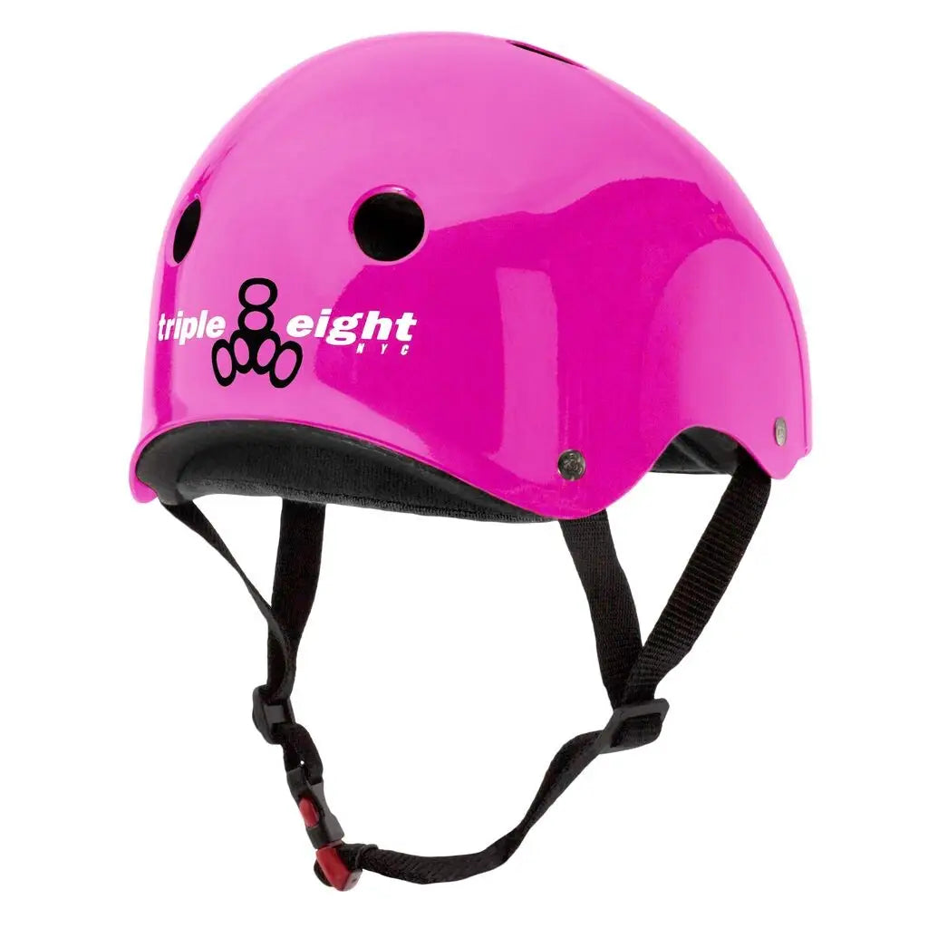 Triple 8 The Certified Skate Helmet SS - Pink Gloss 